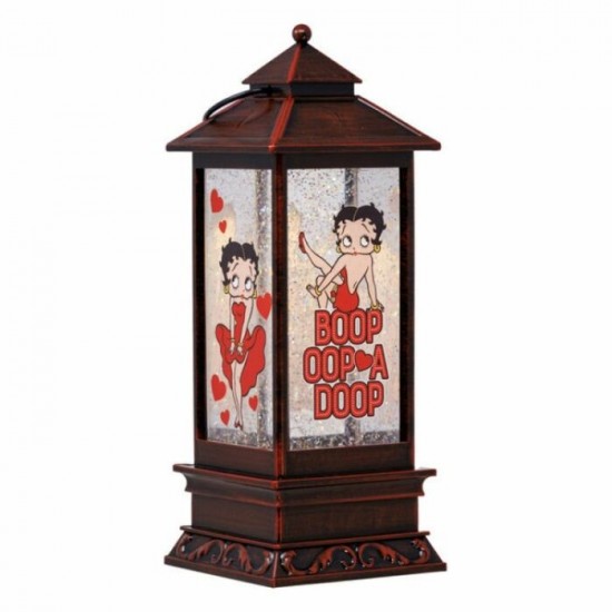 Lanterne Betty Boop Lumineuse avec tourbillon de Paillettes