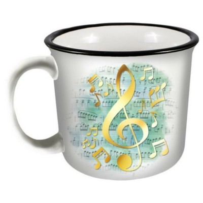 Tasse de camping Note de Musique de 14oz