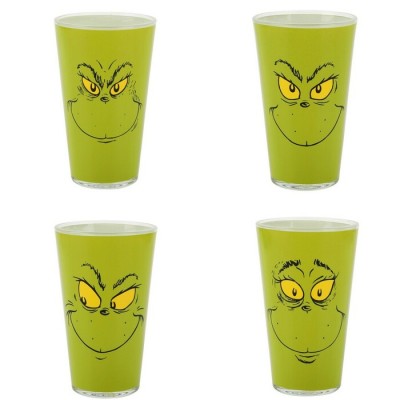 Ensemble Le Grinch de 4 verres / Dr. Seuss Le Grincheux 