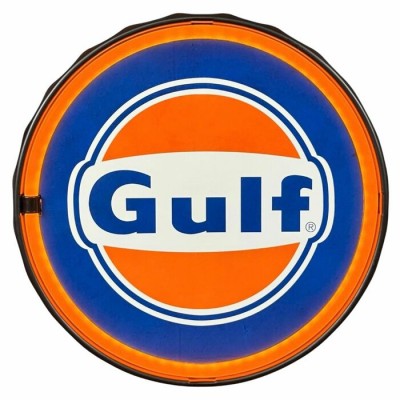 Enseigne GULF Ronde au néon DEL 