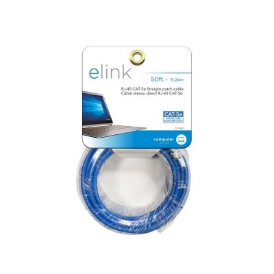 Câble réseau RJ-45 cat5 de 50 pieds (15.24m)