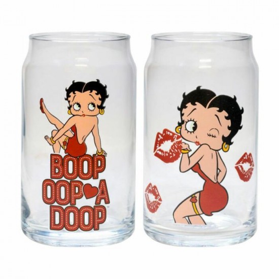 Ensemble Betty Boop de 2 verres de 16oz