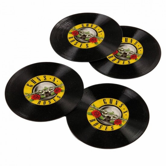Ensemble Guns N' Roses de 4 sous-verres 