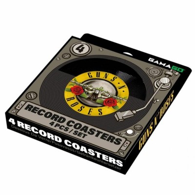 Ensemble Guns N' Roses de 4 sous-verres 