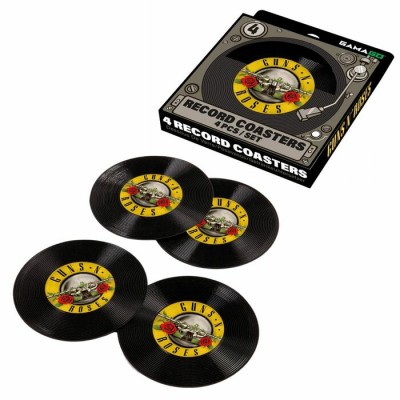 Ensemble Guns N' Roses de 4 sous-verres 