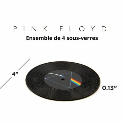 Ensemble Pink Floyd de 4 sous-verres, Dark Side Of The Moon