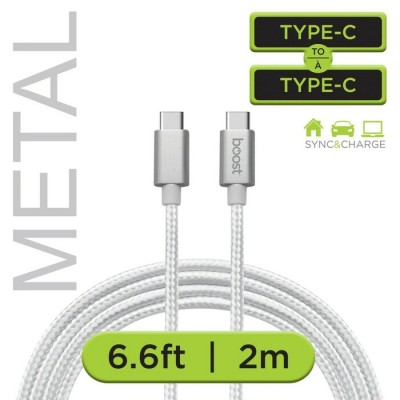 Câble Type-C à Type-C Double Tressé 6,6 pieds...