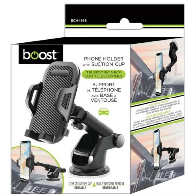Support téléphone intelligent pour auto avec ventouse réutilisable – Boost BCH4146