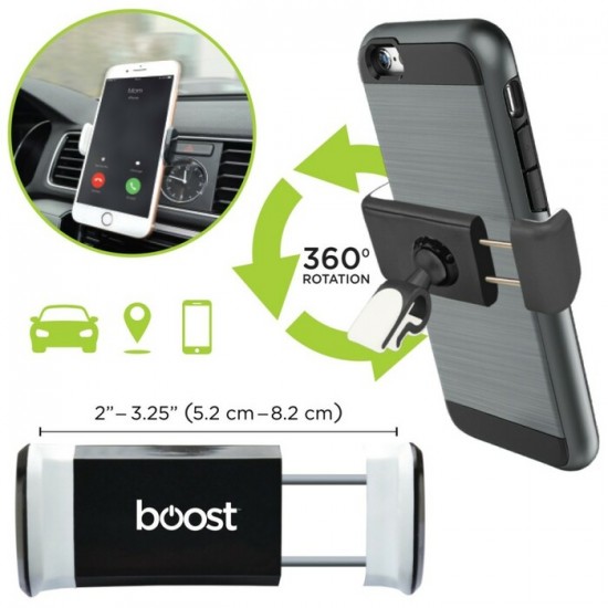 Support de Téléphone pour Grille d’Aération de Voiture – BH085 par Boost