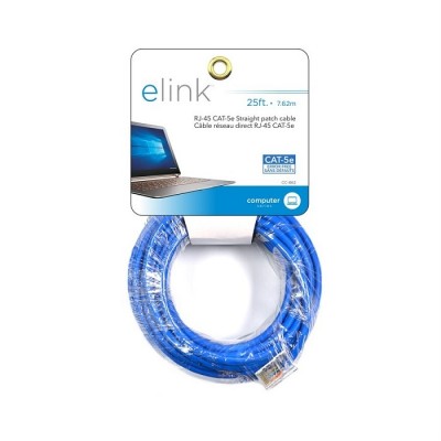 Câble réseau RJ-45 cat5 de 25 pieds (7.62m)
