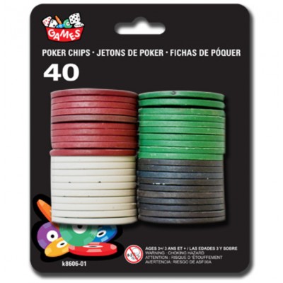 Jetons de Poker ensemble de 40