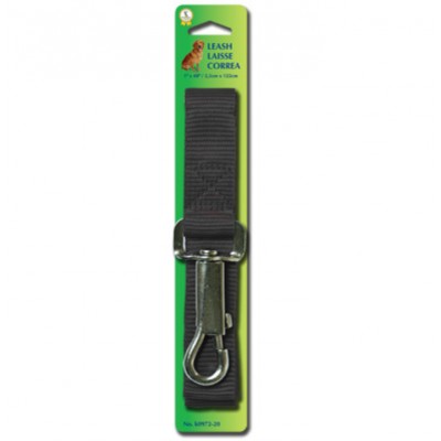 Laisse pour chien en nylon noir