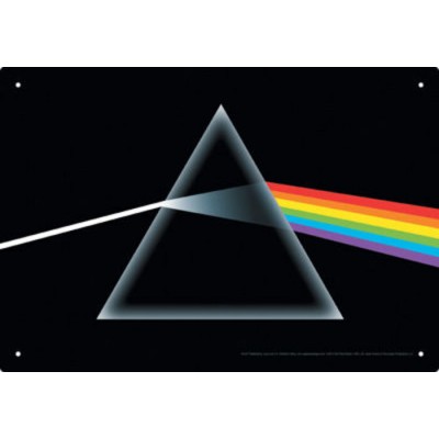 Enseigne Pink Floyd en métal / The Dark Side of...