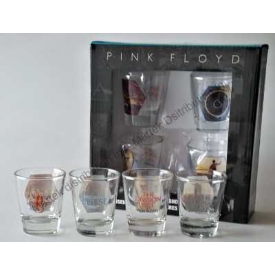 Shooter Pink Floyd ensemble de 4 verres série 2