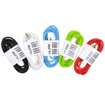 Câble auxiliaire 3.5 mm stéréo de 1.2m
