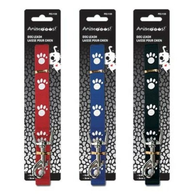 Laisse pour chien au motif d'empreinte en nylon
