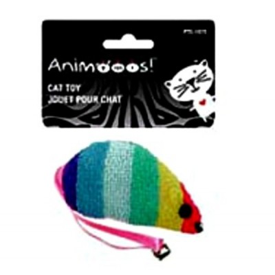 Jouet pour chat Souris multicolore