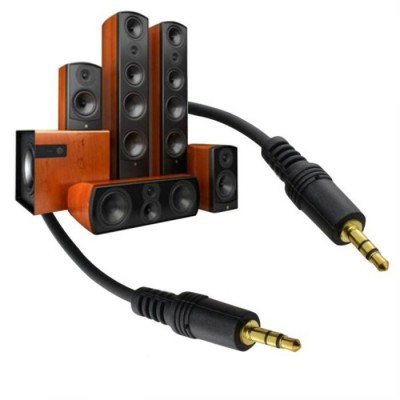 Câble auxiliaire audio 3.5mm de 3.66m 