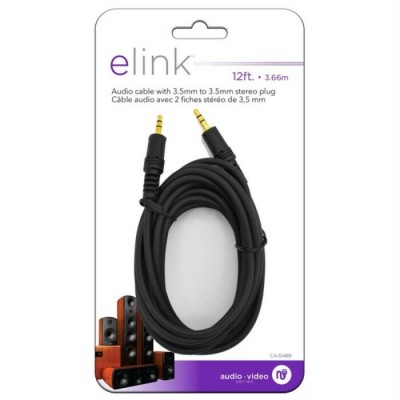 Câble auxiliaire audio 3.5mm de 3.66m 