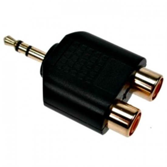 Adaptateur avec prise 3.5mm (1/8) à 2 prises RCA