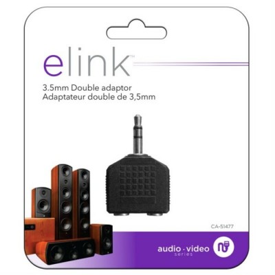 Adaptateur double de 3.5mm