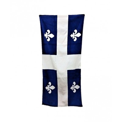 Serviette de plage drapeau du Québec