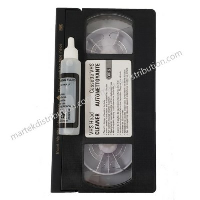 Cassette Nettoyeur de Têtes Vidéo VHS