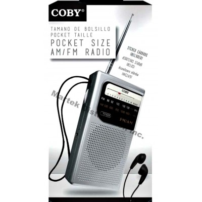 Radio portatif AM/FM de COBY