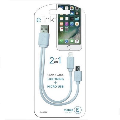 Câble USB à  lightning  ou micro USB