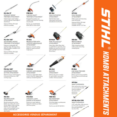 Stihl KMA80R moteur KombiSystème à batterie 