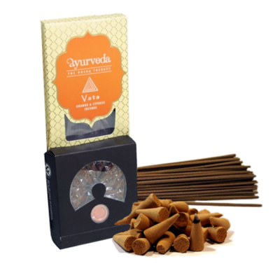 Ensemble Encens Ayurveda Orange & Cyprès