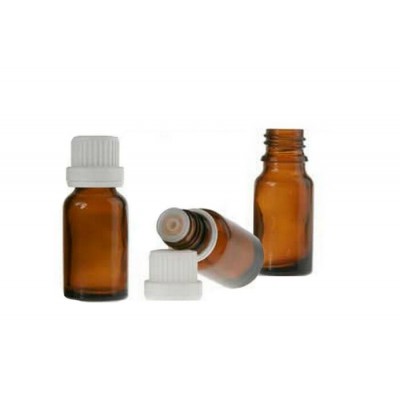 Bouteille en Verre Boston Ambrée 5ml (bouchon...
