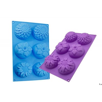 Moule en Silicone 3 Fleurs 