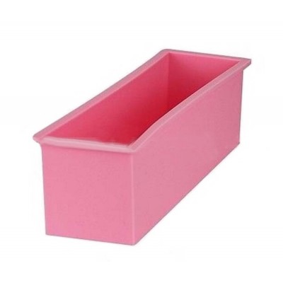 Moule à  Savon en silicone rectangulaire avec boîte en bois 1200ml