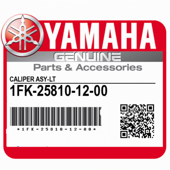 Étrier frein Yamaha 1FK-25810-12-00 Étrier frein Yamaha 1FK-25810-12-00
