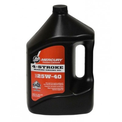 Huile 25W40 Mercury 4 Litres 