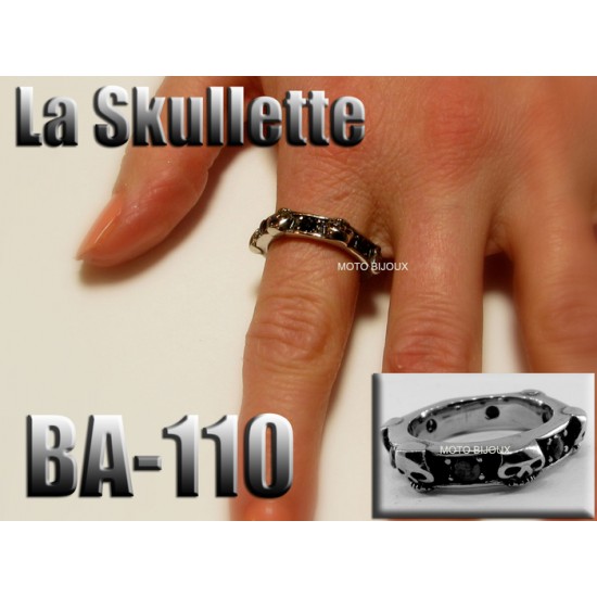 Ba-110, Bague La Skullette inoxidable