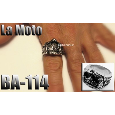 Ba-114, Bague La Moto acier inoxidable