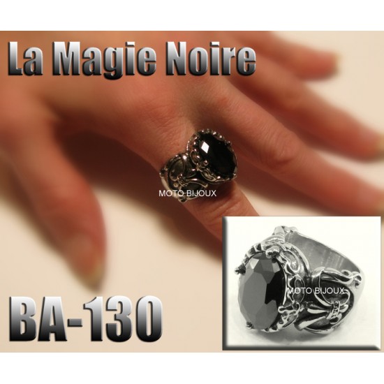 Ba-130, Bague La Magie Noire acier inoxidable