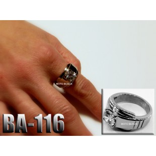 Ba-116, Bague Classique pour femme acier...