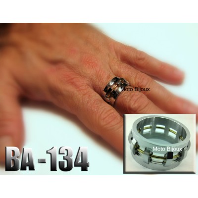 Ba-134, Bague Moderne pour homme acier inoxidable...