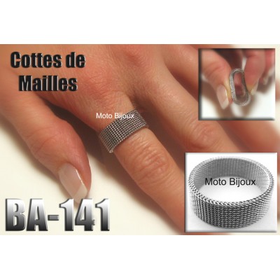 Ba-141, Bague Moderne pour homme ou femme acier...