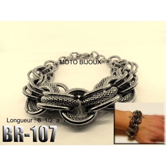 Br-107, Bracelet  acier inoxidable « stainless...