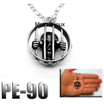 Pe-090, Squelette Prisonnier, acier inoxidable (...