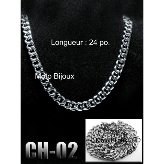 Ch-002, Chaîne, acier inoxidable ( Stainless Steel )