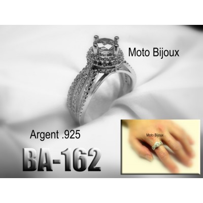 Ba-162 , Bague argent .925