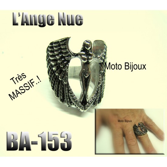 Ba-153, Bague l'Ange Nue, Acier inoxidable