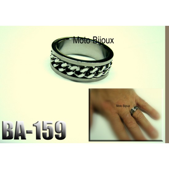 Ba-159,  Motif chaîne, Acier inoxidable