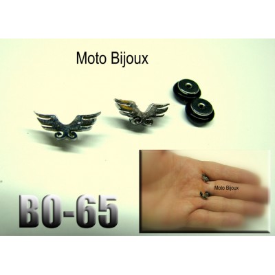 Bo-65, Boucles d'oreilles mini Ailes Tribal