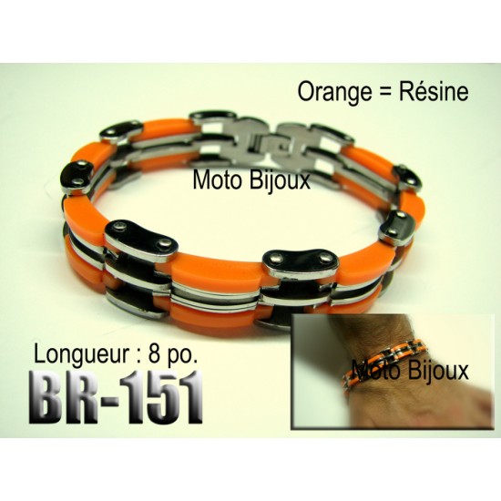 Br-151, Bracelet  chaîne Acier inoxidable «...